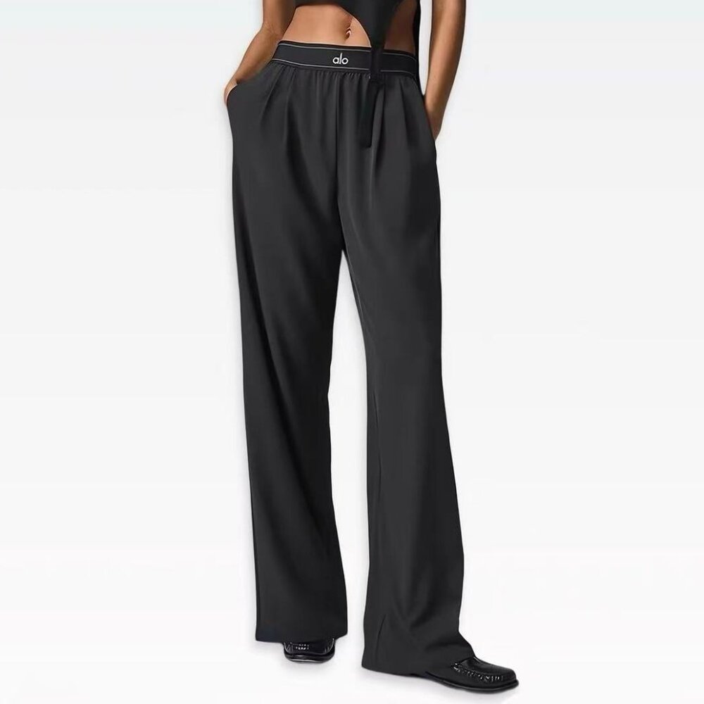 ALO Yoga Women's Black Suit Up Trouser (Brand New Regular) 😀